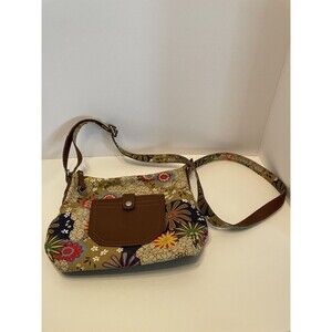 Floral Print Fabric Purse